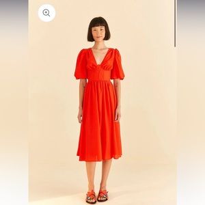 FARM Rio red dress